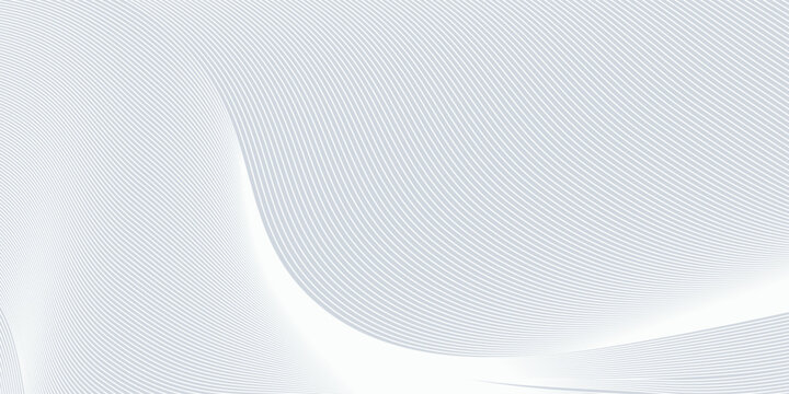 Premium background design with luxury white line pattern (texture). Abstract horizontal vector template for business banner