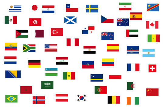 country fifa world cup flag 2026