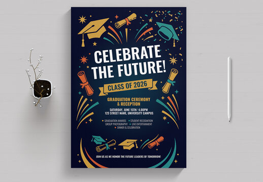 Graduation Flyer Template