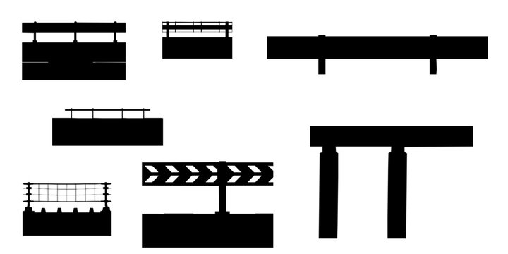 Road Barrier Silhouette