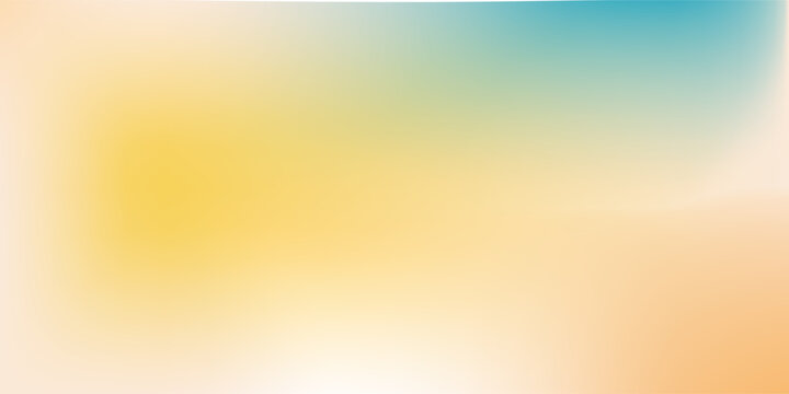 Blurred color gradient background, abstract turquoise blue yellow grain gradation texture, vector soft khaki texture abstract background