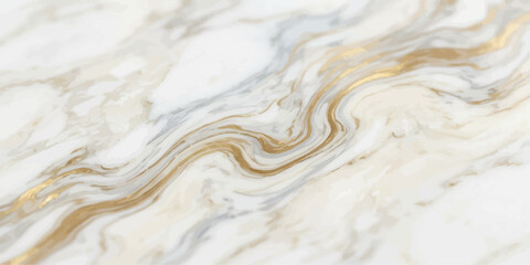 Obraz premium Elegant white marble surface with golden veins pattern high end background polished interior material abstract backdrop architectural structure precious sophisticated minimalist flooring