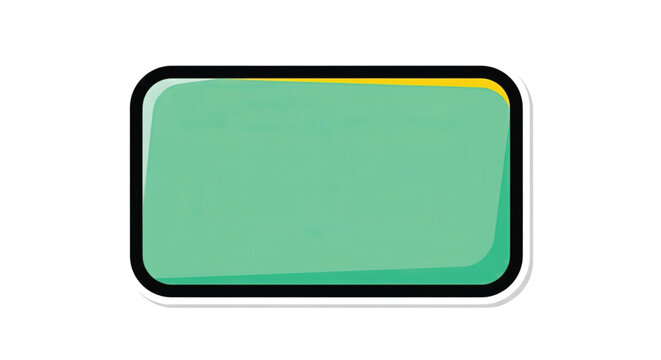 Green rectangle with black border.