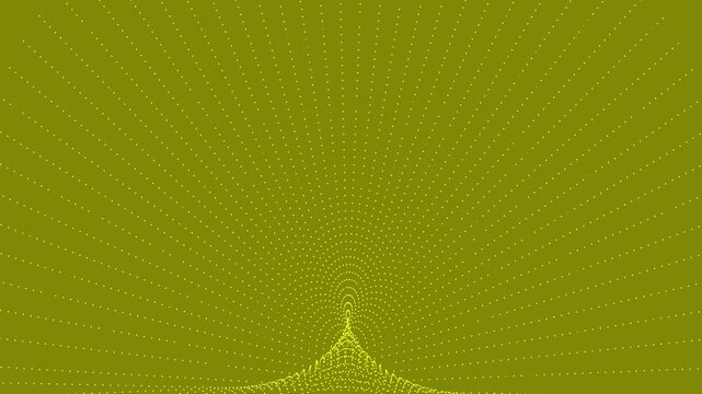 looming Light Particle Sheet on Olive Green Abstract Motion Background