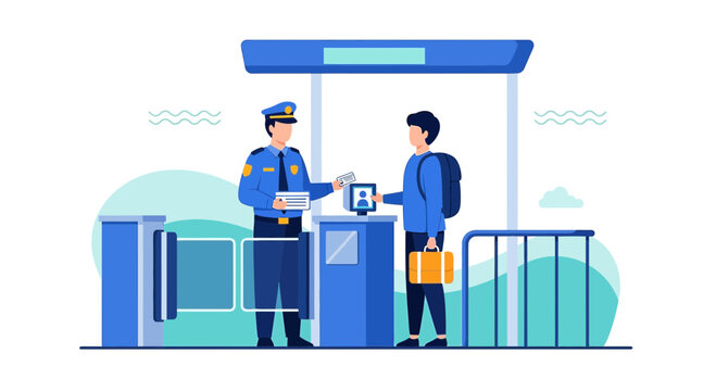 Passport Control Gate Images – Browse 7,019 Stock Photos, Vectors, and ...