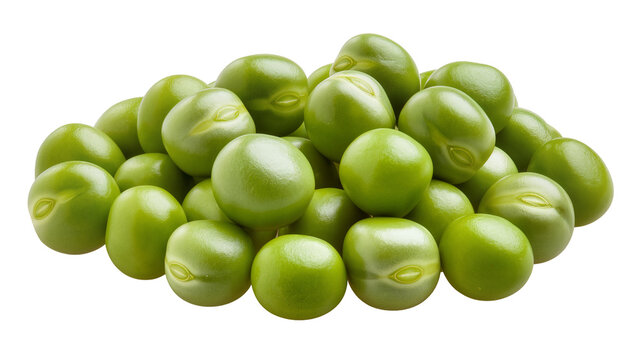 Pile of fresh green peas with visible hilum