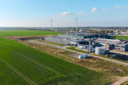 wind power for a data center in nature