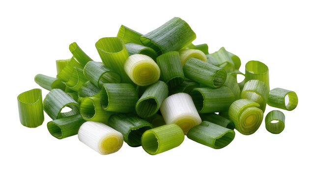 Chopped green onions fresh spring onions, cut scallions