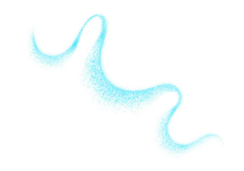 blue glitter wave light effect transparent illustration © AM2094