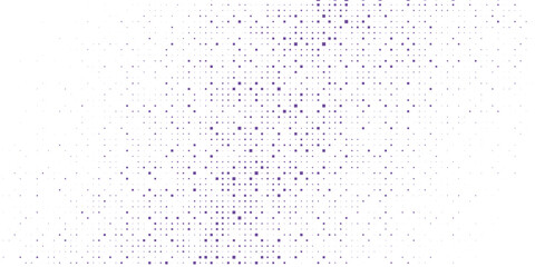 Purple abstract pixel texture bg video screen. Tv pattern background with square noise effect. Futuristic broadcast neon gradient banner for television. Modern vhs led static display element © uboy