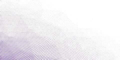 Purple abstract pixel texture bg video screen. Tv pattern background with square noise effect. Futuristic broadcast neon gradient banner for television. Modern vhs led static display element © uboy
