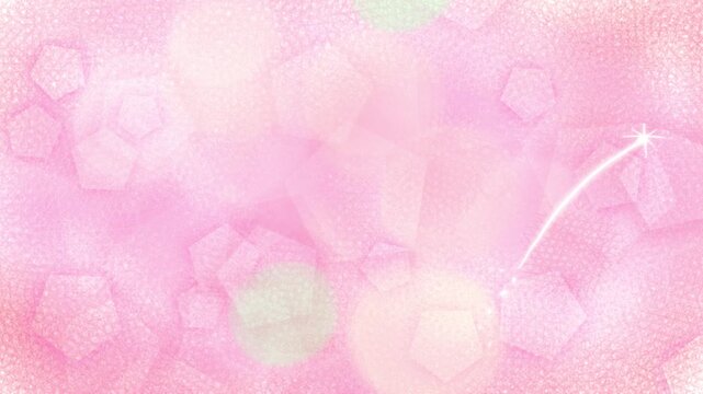 キラキラときめきシーンの定番少女漫画背景素材風動画	