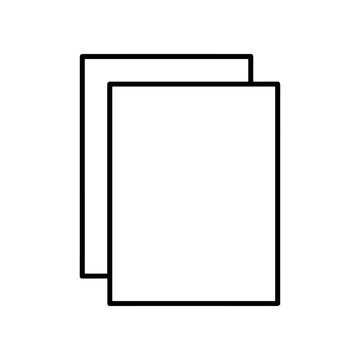 Two rectangles stacked on top.
