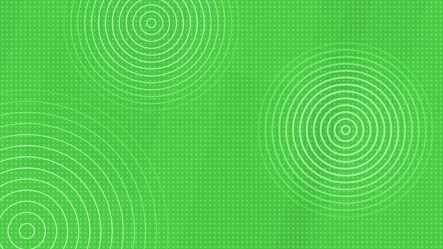 Teal concentric circle abstract background animation
