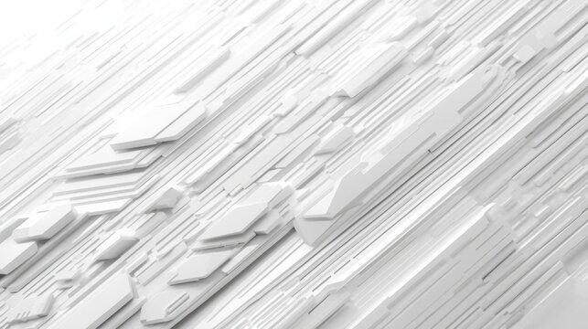 Abstract 3D geometric textured background with clean white modern design and subtle shadows