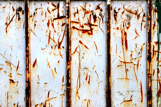 Schrott-Container Nahaufnahme