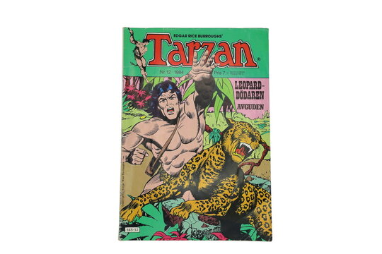 Tarzan comics book from 1984. Swedish text.