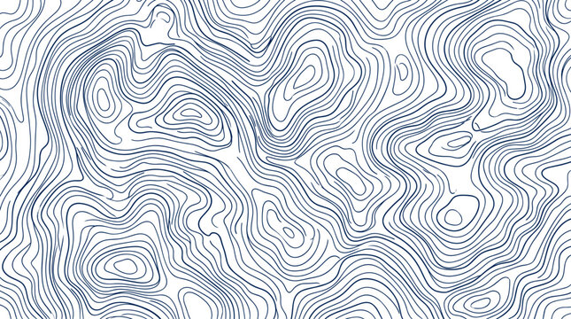 vector single abstract topographic contour map lines with organic modern geometric design