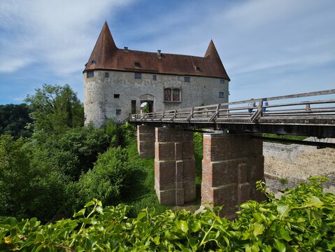 Burghausen Panorama Burg und Altstadt, Bayern, Deutschland