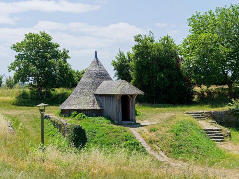 Icehouse of the garrison of the Citadel of Brouage in Charente-Maritime, seen from the Richelieu Bastion 