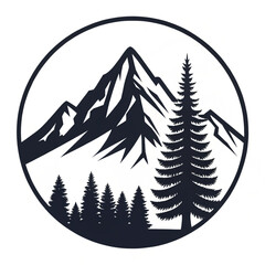 Obraz premium christmas tree icon