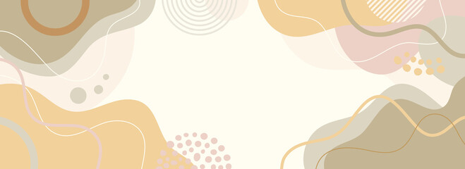 Naklejka premium Design banner background. Colorful poster art background.
