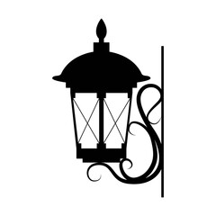 Obraz premium Vector illustration of some street lantern