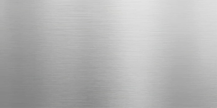 Brushed metal texture with a subtle, reflective sheen, showcasing fine horizontal grain lines and smooth, metallic surface.