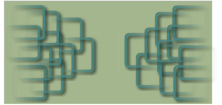 abstract blue background with rounded ractangle