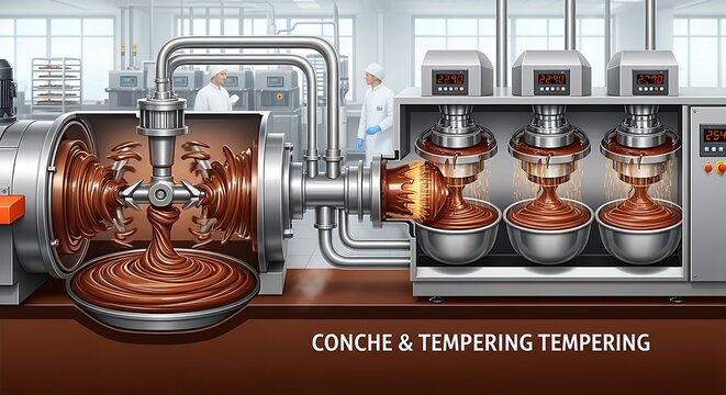 Chocolate Factory Mixing.