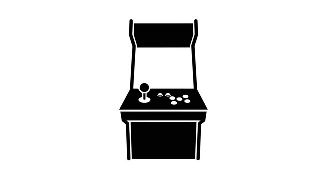 Arcade Machine with Joystick Controller.