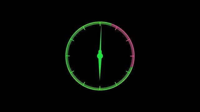  Stopwatch animation. Alpha channel.4k video animation .Clock Time Lapse Black clock icon with moving arrows in 24 hour loop. spinning clock animation. time lapse of clock icon.4k video