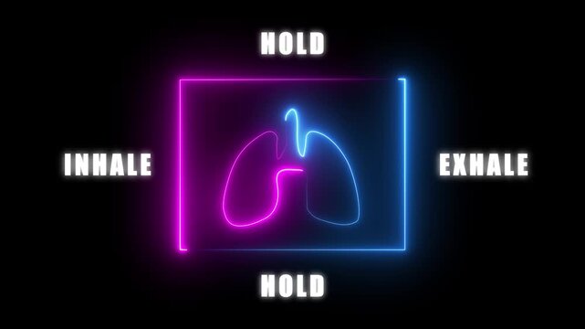 Glowing neon Human liver  icon isolated on a black background animation.