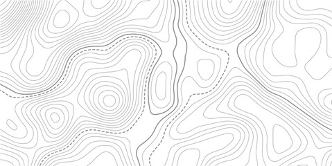Retro topographic map. Geographic contour map. Grid geographic relief. Terrain path. Topography bg. Vector illustration art.  © MDSOHEL