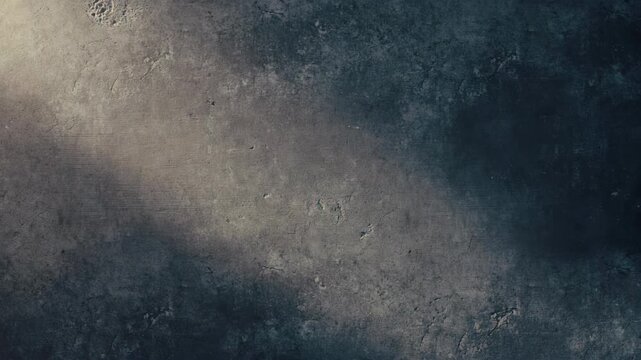 Dark grunge concrete surface with rough texture in grunge style on dark backdrop, concept of strength and durability