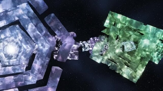 Geometric Structures Assemble and Disassemble in Energetic Space