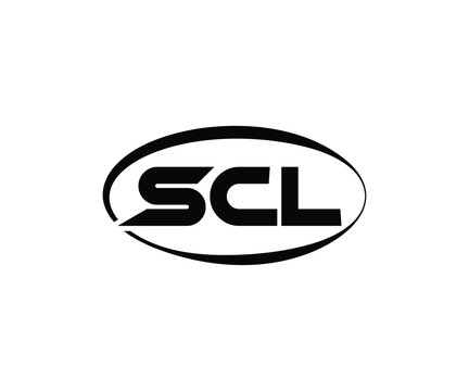 SCL Abstract Modern Lettermark Logo Design. Calligraphy professional initials vector logo Design.