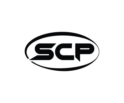 SCP Abstract Modern Lettermark Logo Design. Calligraphy professional initials vector logo Design.