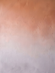 Fototapeta premium Textured cosmetic product staging background with a terracotta to lilac gradient plaster wall and clean copy space for a luxury beauty brand website banner.