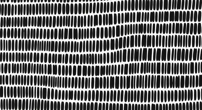 Black and white hand drawn ink stroke texture pattern with background abstract minimalist monochrome material repeatable scratched distressed