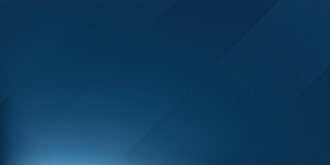 Obraz premium blue background lines wave abstract stripe design. blue abstract background for wide banner with modern pattern material texture. abstract futuristic technology