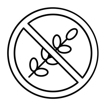 Gluten Free Vector Icon Design