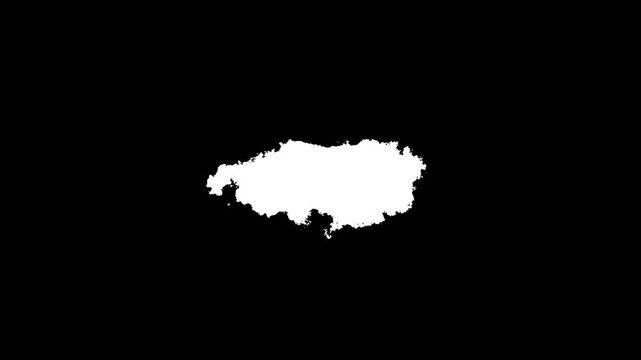 hole in the black background
