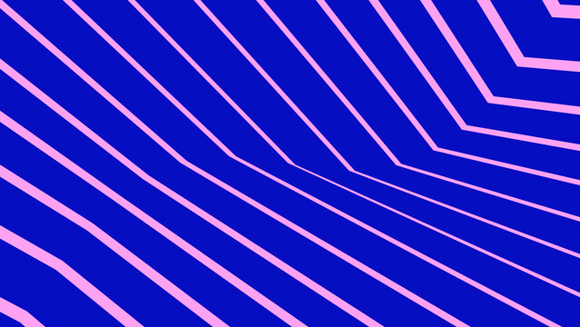 Abstract blue and pink geometric chevron pattern background