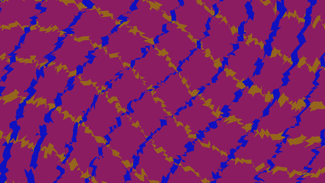 Abstract purple and blue diamond grid pattern design