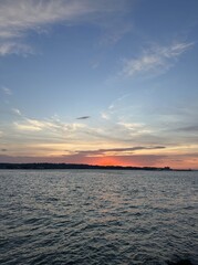 Fototapeta premium sunset over the sea