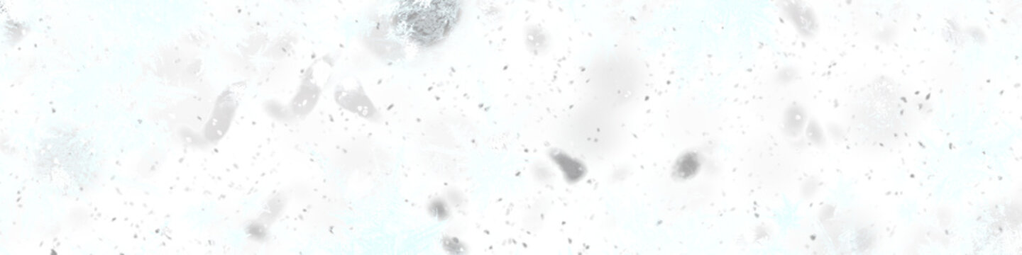 Frosty window frame texture with realistic ice crystals and snowflakes for winter seasonal holiday decorations.