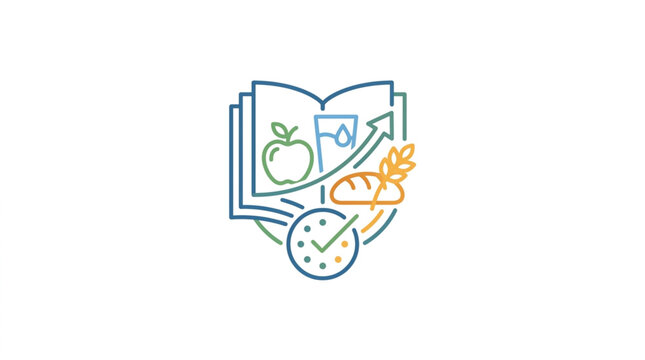 Healthy Eating Education and Time Management Concept.