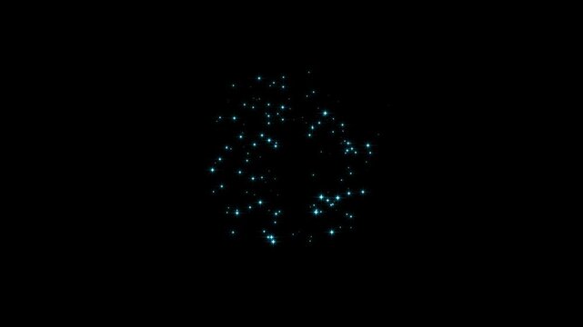 glittering star magic shimmer, Magic star blast glitter sparkle trail, Sparkling star blast glitter animation,  stars trail burst animation on black screen, blinking star light motion. 4k