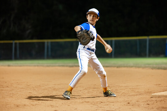 Young Player Works on Fielding
